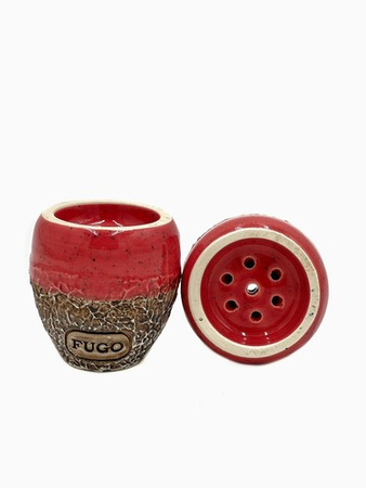 Hookah bowl FUGO Amfora Glaze RED WOOD