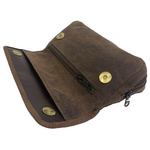 Leather Pipe Case - Brown