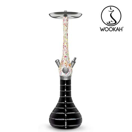 Waterpipe Wookah Mastercut Striped Black Abstract