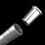 Fajka Wodna Aladin Alux Admiral Srebrna