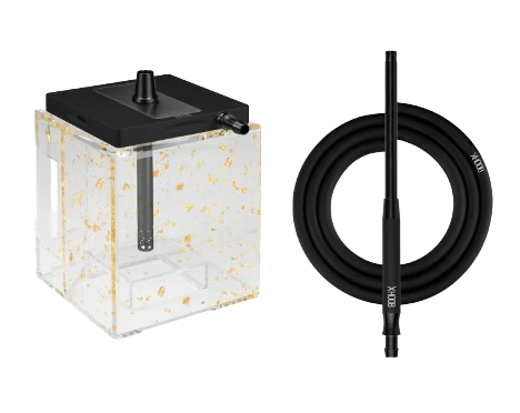 Fajka Wodna Hoob Atom Black X Black X Gold