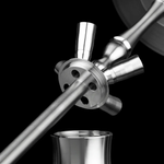 Кальян Aladin MVP 550 Серебряный Прозрачный