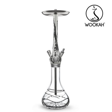 Waterpipe Wookah Mastercut Crystal Waves White/Black