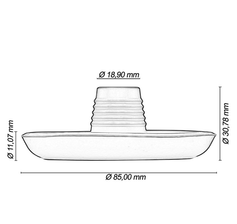 Bowl gasket KS Dimo Yellow