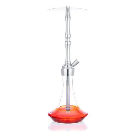 Wasserpfeife Aladin Rocket Silver Red