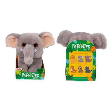 RUSS PetooTies Pets Jungle Friends Seria 16, Michaela, pluszak, 10 cm