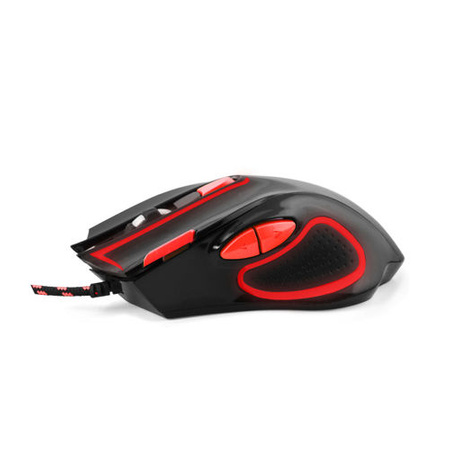 ESPERANZA MYSZ PRZEWOD. GAMING LED 7D OPT. USB HAWK CZARNO-CZERWONA