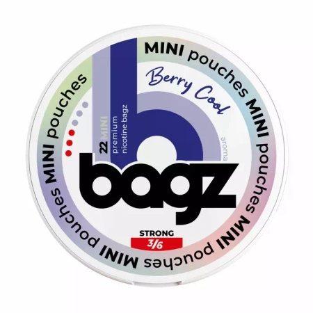 Никотиновые пакетики BAGZ Berry Cool STRONG Mini 3/6 8mg
