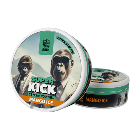 Saszetki nikotynowe Aroma King NoNic Super Kick - Mango Ice 5mg
