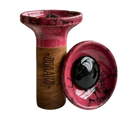 Чаша Oblako Flow Black On Burgundy