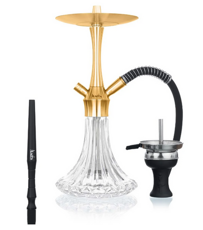 Wasserpfeife Aladin MVP A36 Gold Clear