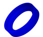 Silicone distance ring KS Ringo Blue