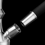 Waterpipe Aladin MVP 360 Silver Black