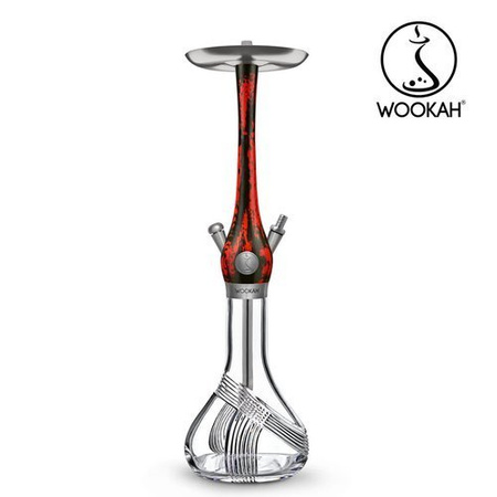 Wasserpfeife Wookah Mastercut Crystal Orbit Black/Red