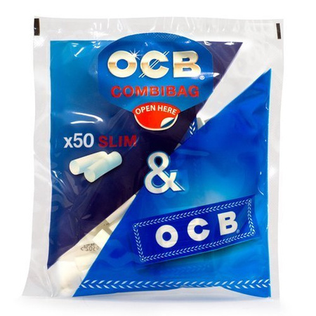 Filter OCB fi6 Slim + Bib.OCB Blau (120psc)