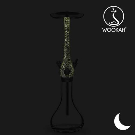 Waterpipe Wookah Crystal Smooth Lumi Red