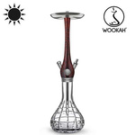 Waterpipe Wookah Crystal Squares Lumi Red