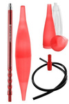 SET Bazooka + Hose + Mouthpiece Red