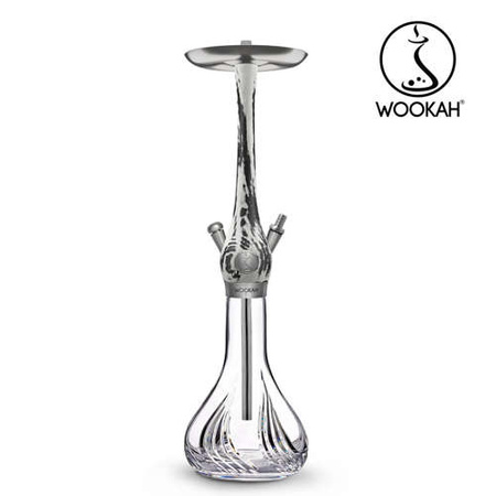 Fajka wodna Wookah Mastercut Crystal Flames White/Black