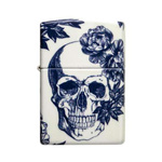 Lighter ZIPPO - GLOWING FLORAL SKULL