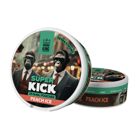 Saszetki nikotynowe Aroma King NoNic Super Kick - Peach Ice 5mg 