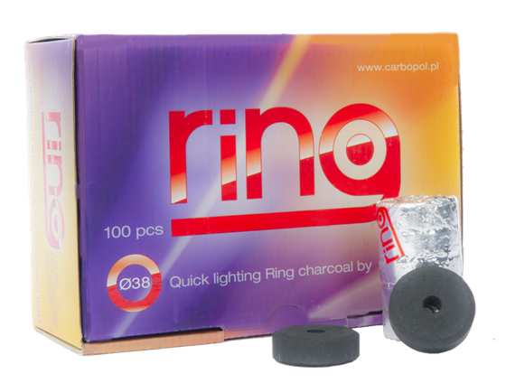 Węgiel Do Fajki Wodnej Samorozpalający Carbopol Ring 38mm
