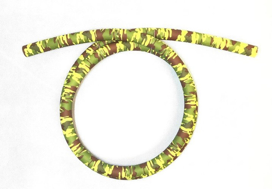 Silicone hose Kaya Camouflage Yellow