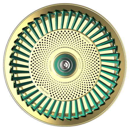 Fajka Wodna Maxx Royal Emerald Gold Screw