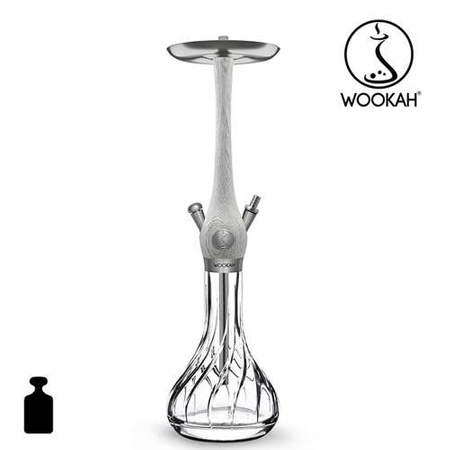 Waterpipe Wookah Crystal Venti White Nox