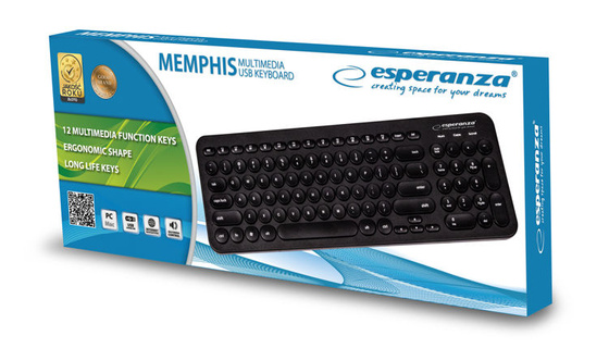 ESPERANZA KLAWIATURA PRZEWOD. MULTIMED. USB MEMPHIS