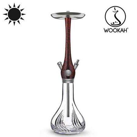 Waterpipe Wookah Mastercut Flames Lumi Red