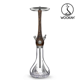 Waterpipe Wookah Mastercut Crystal Flames Grom Wenge