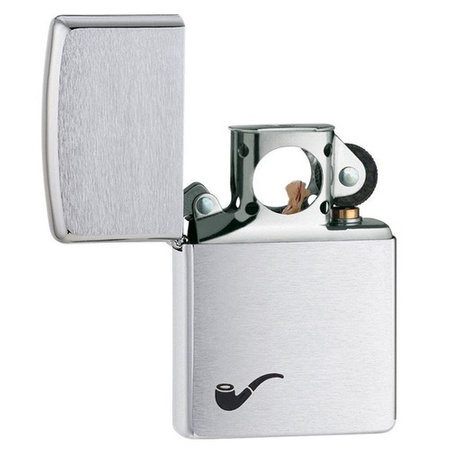 Zapalniczka ZIPPO - PIPE CHROME BRUSHED