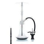 Wasserpfeife Aladin Rocket Silver Black