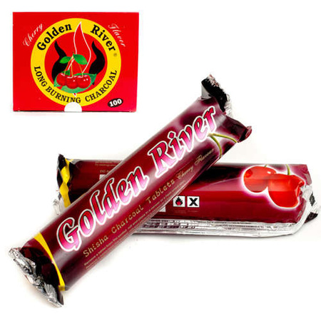 Węgielki Samorozpalające Do Fajki Wodnej 33mm Wiśniowe