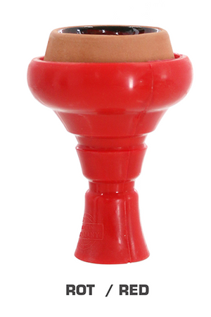 Cybuch Masta KAYA Sylikonowy Hydra X Czerwony