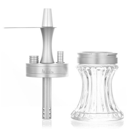 Vodná Fajka Aladin 2Go Alu Silver + Case