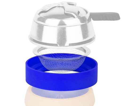 Pierścień Dystansujący Na Cybuch Z Silikonu KS Ringo Niebieski