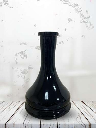 Vase Drop 8 Black Gloss