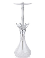 Waterpipe WD Hookah Alu Black A41A-6 Clear