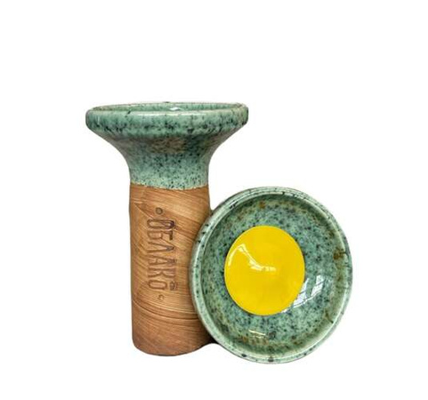 Hookah bowl Oblako Flow - Yellow on Pistachio