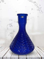 Vase VG Tree Crystal blue