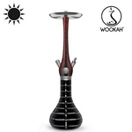 Waterpipe Wookah Mastercut Striped Black Lumi Red