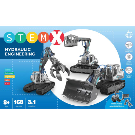 STEMX Koparka Hydrauliczna, zabawka kreatywna