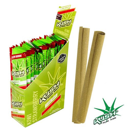 Zigarettenpapier Kush Herbal Wraps x2 Kiwi-Strawberry