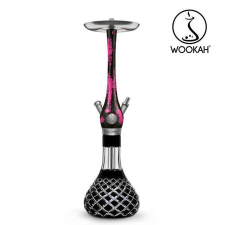 Waterpipe Wookah Mastercut Check Black Pink Black 