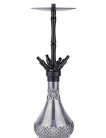 Waterpipe WD Hookah Alu Black A41B-7 Grey