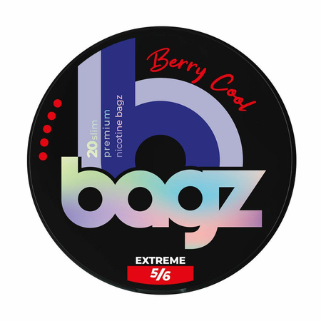 Никотиновые пакетики BAGZ Berry Cool 5/6 EXTREME