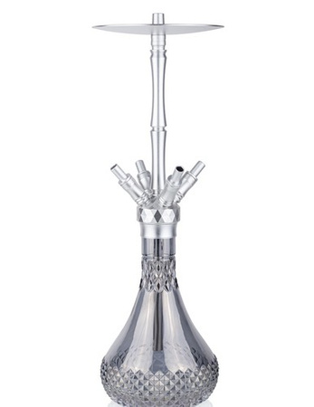 Waterpipe WD Hookah Alu Black A41A-7 Grey