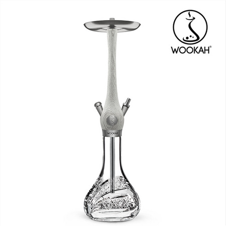 Waterpipe Wookah Crystal Comet White Nox